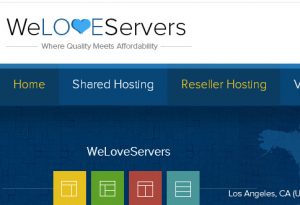 四折:WeLoveServers $12/年/KVM/1g内存/30g硬盘/1T流量/洛杉矶
