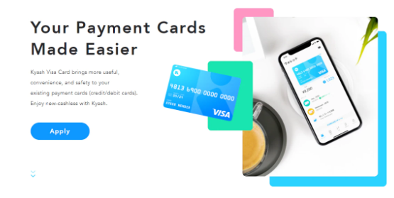 推荐：Kyash.co 免费申请日本VISA虚拟信用卡